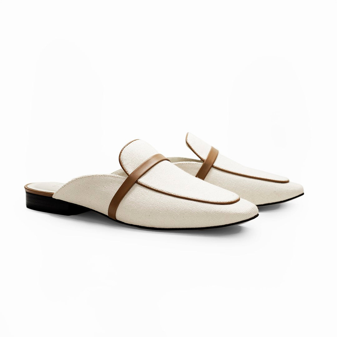 Mule Marie Natural Camelo