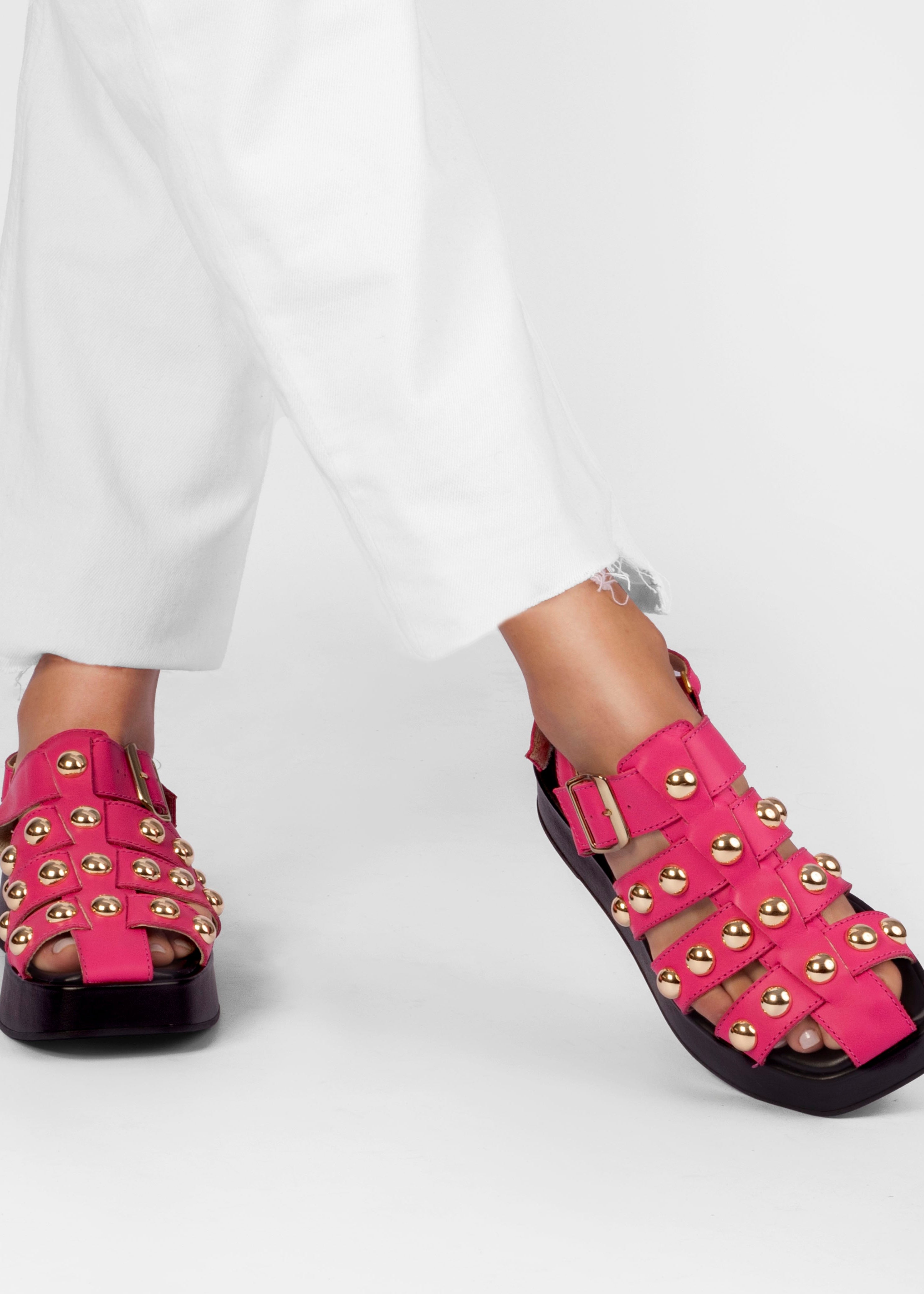 Flatform Mari Hot Pink