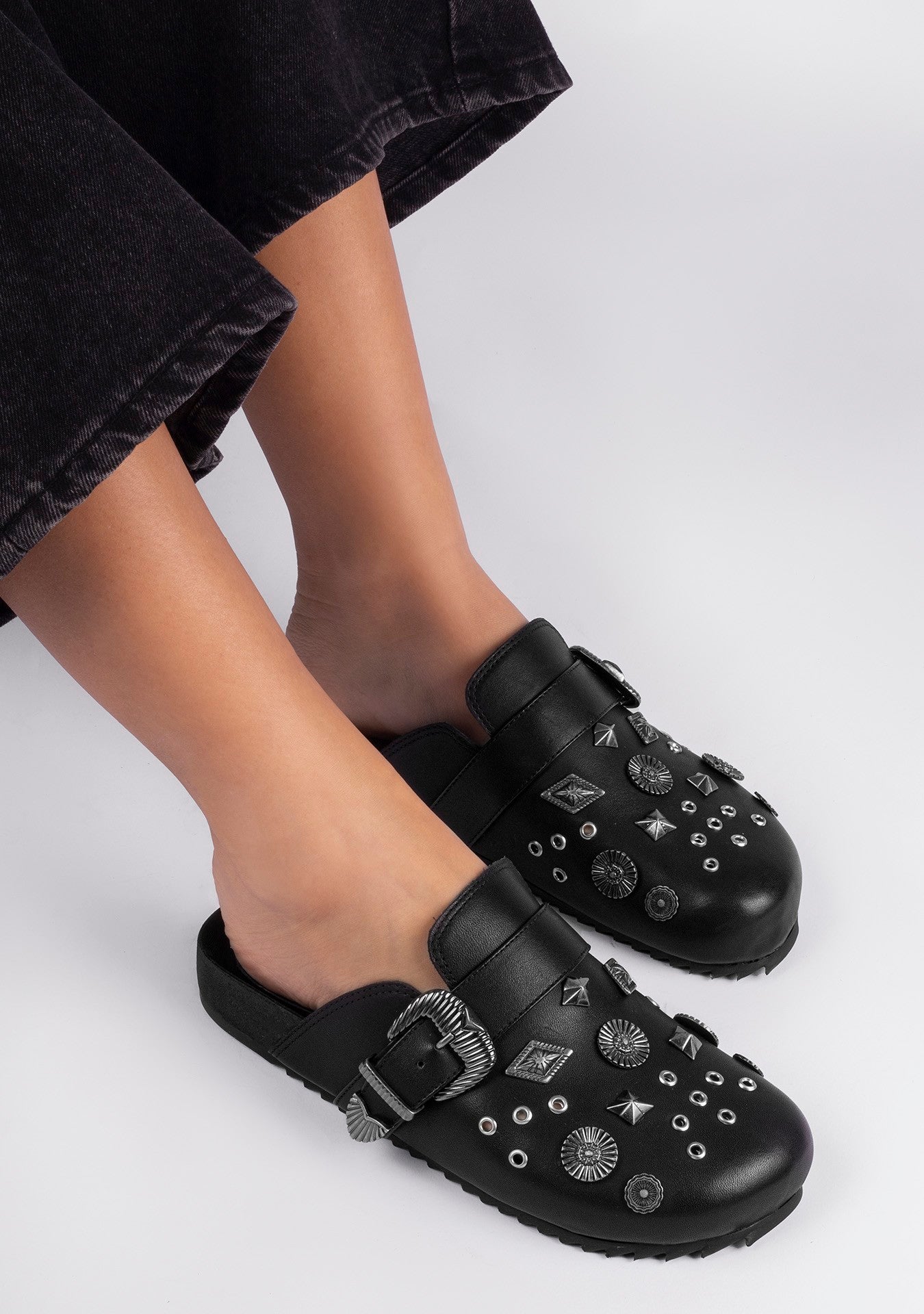 Mule Clog México Black