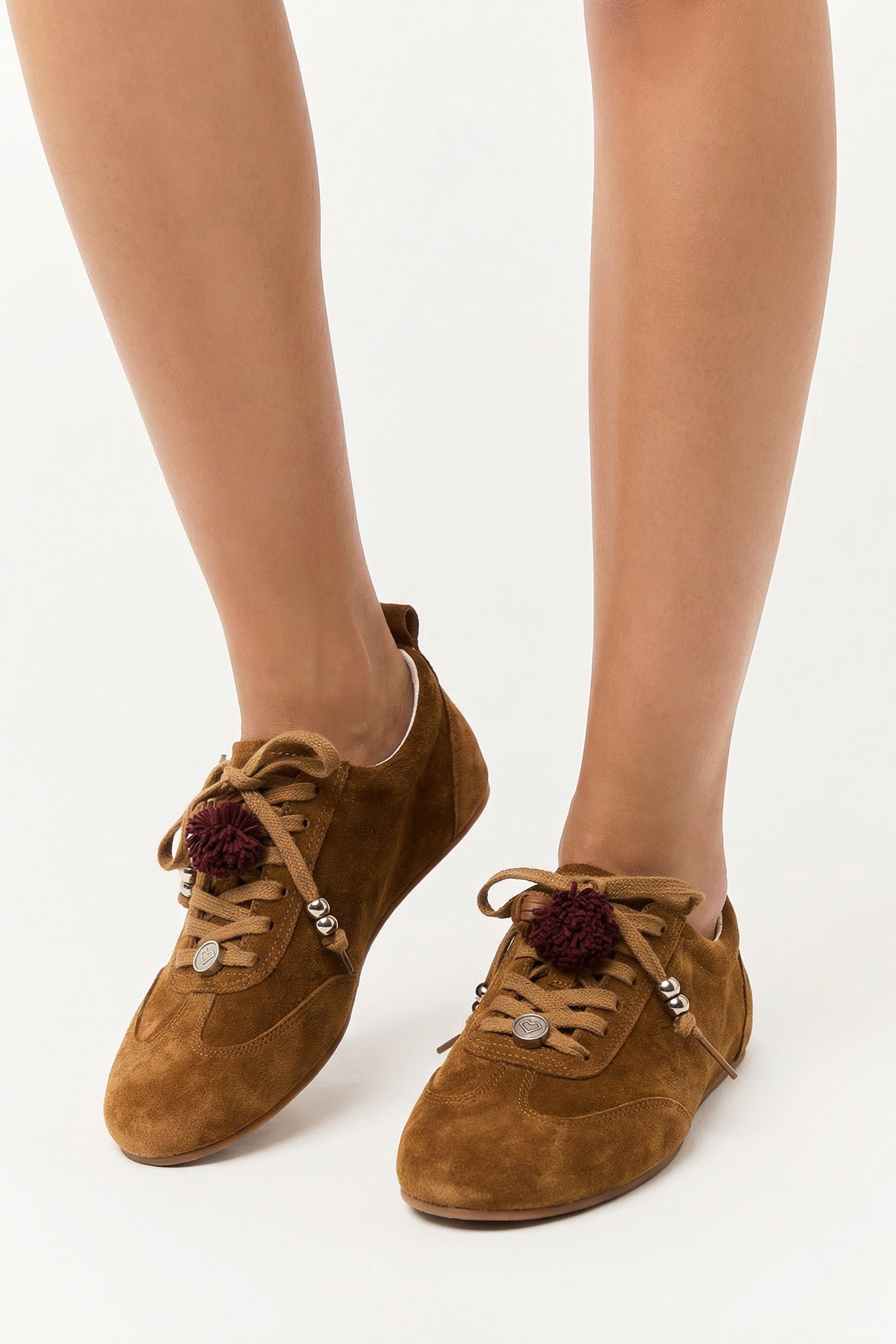 Sneaker Violet Charm Camurça Capuccino