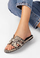 Rasteira Eloise Studded Snake