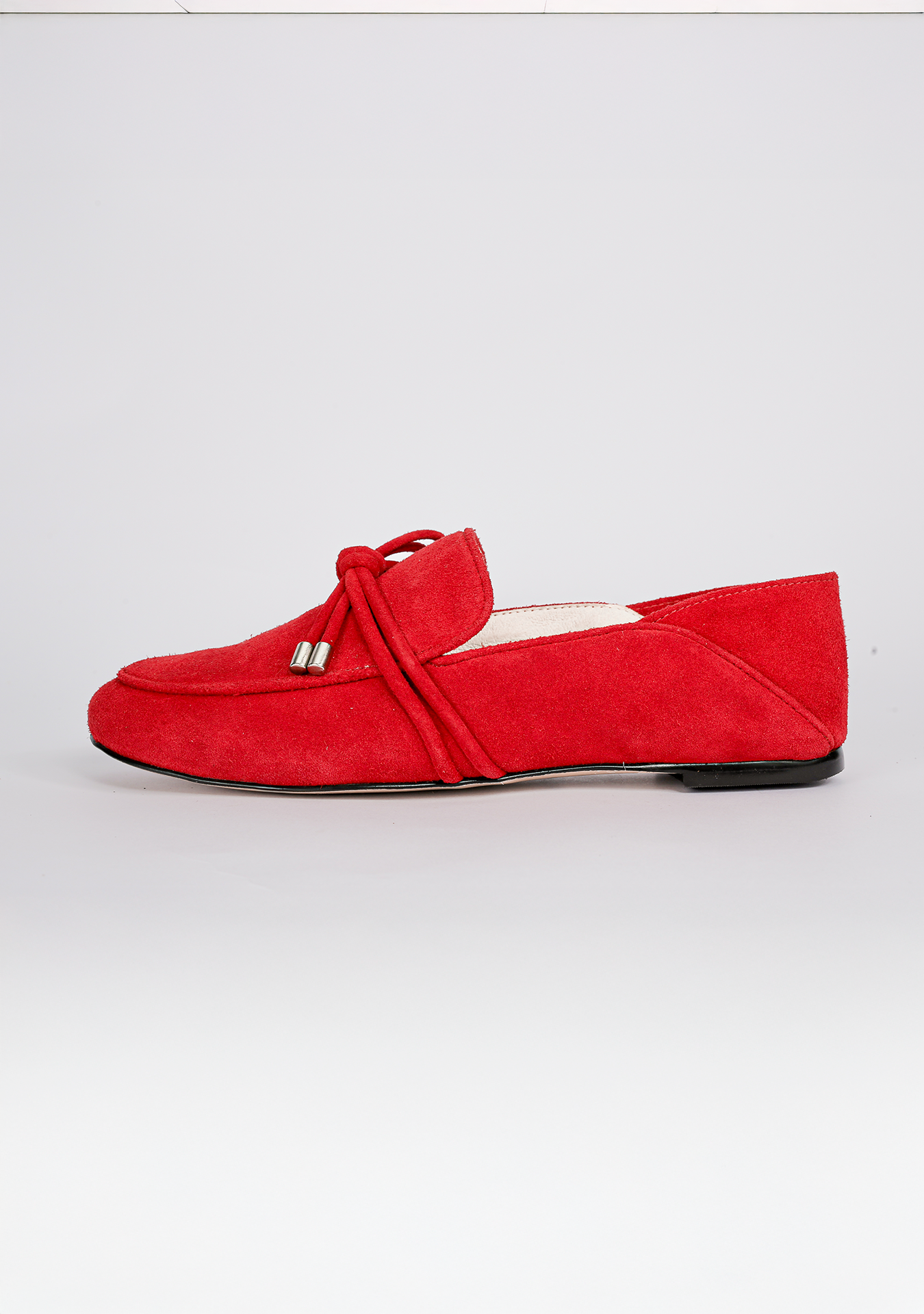 Loafer Josie Camurça Red