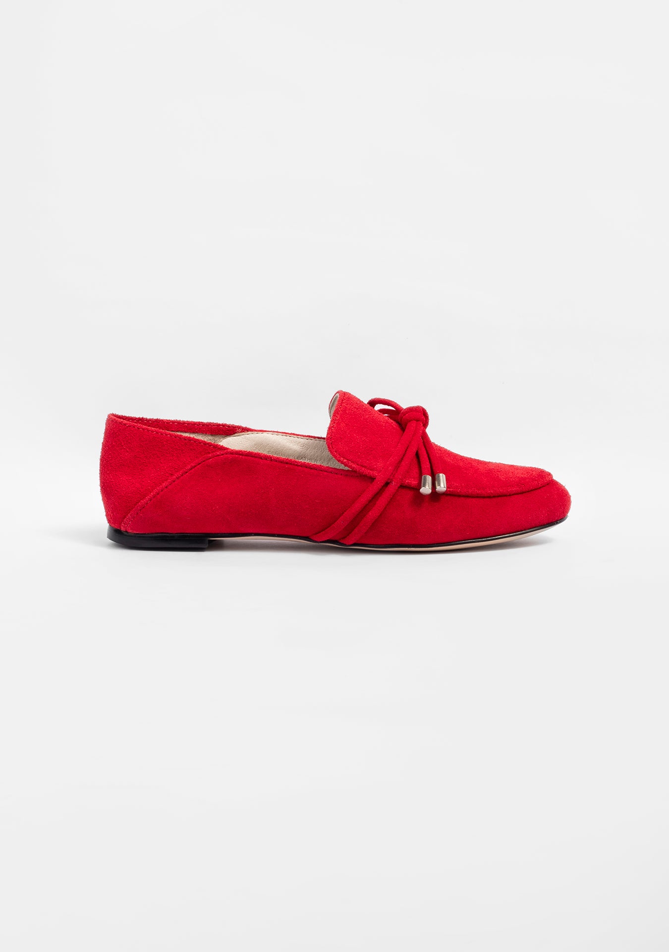Loafer Josie Camurça Red