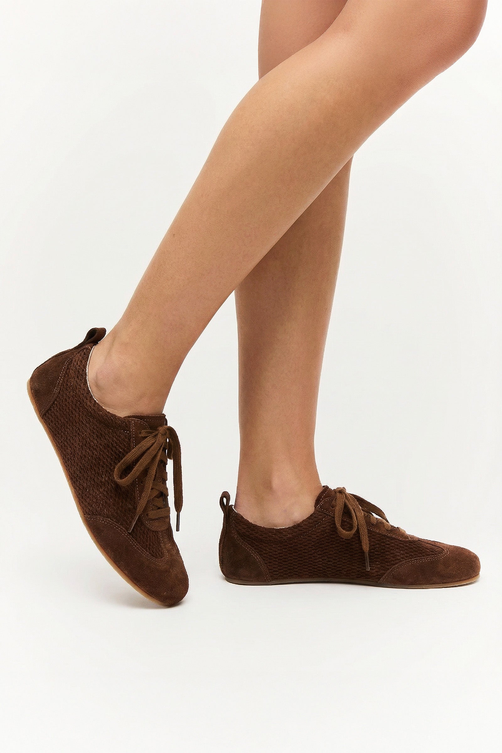 Sneaker Milla Camurça Chocolate