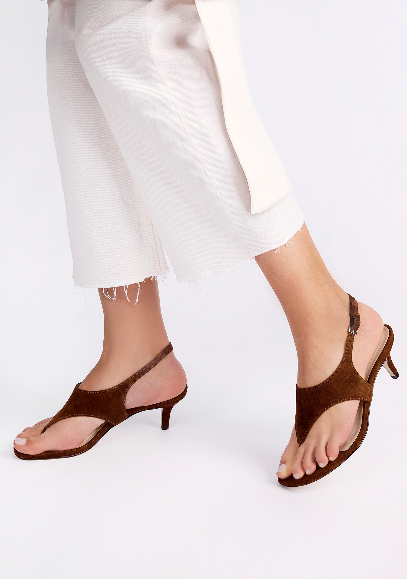 Sandália Nancy Camurça Chocolate