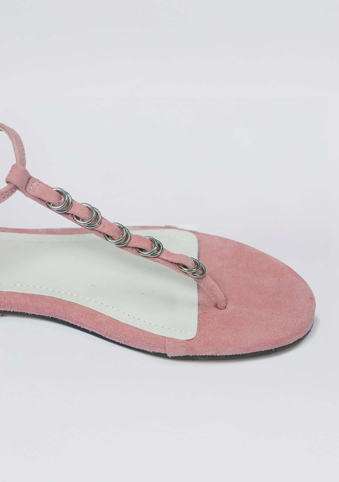 Rasteira Salina Camurça Flamingo