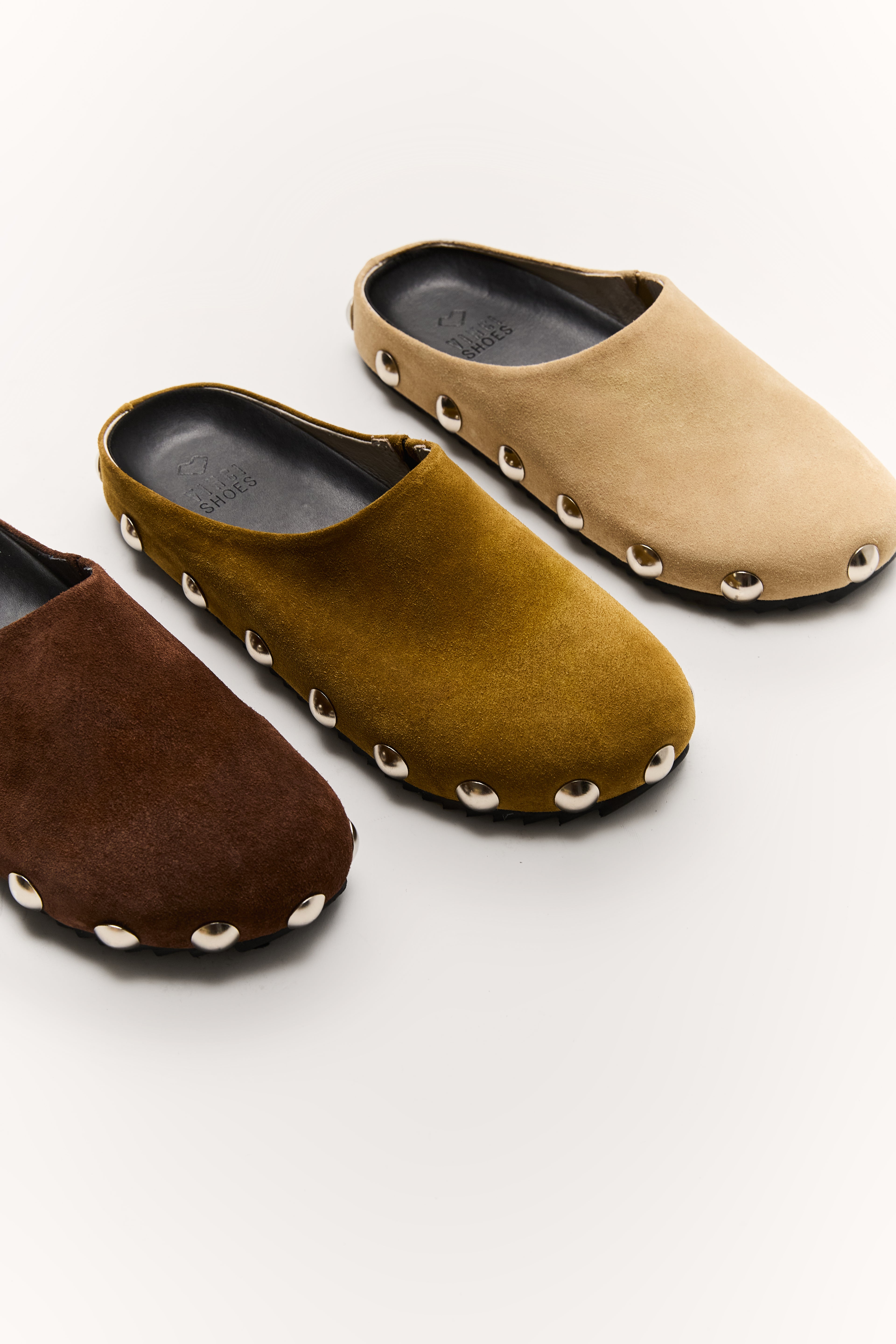 Mule Clog Gloria Camurça Sand