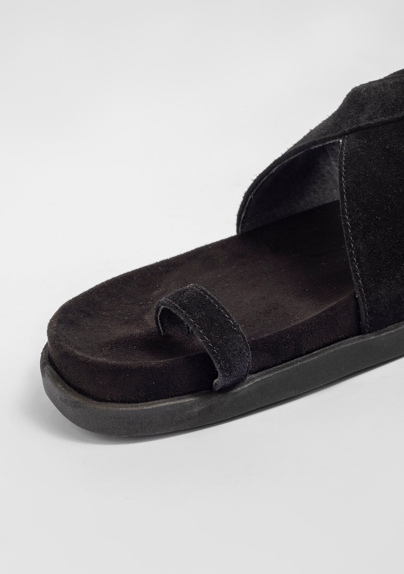 Flat Colette Camurça Black