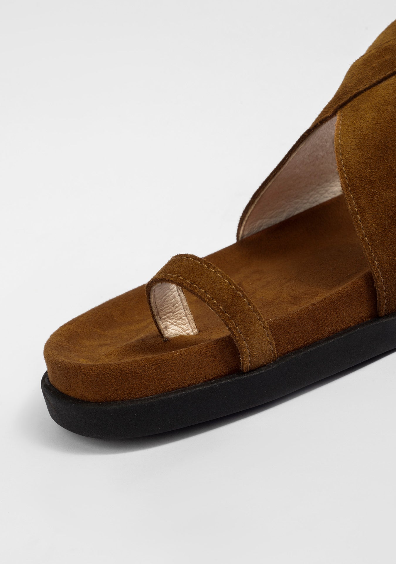 Flat Colette Camurça Chocolate