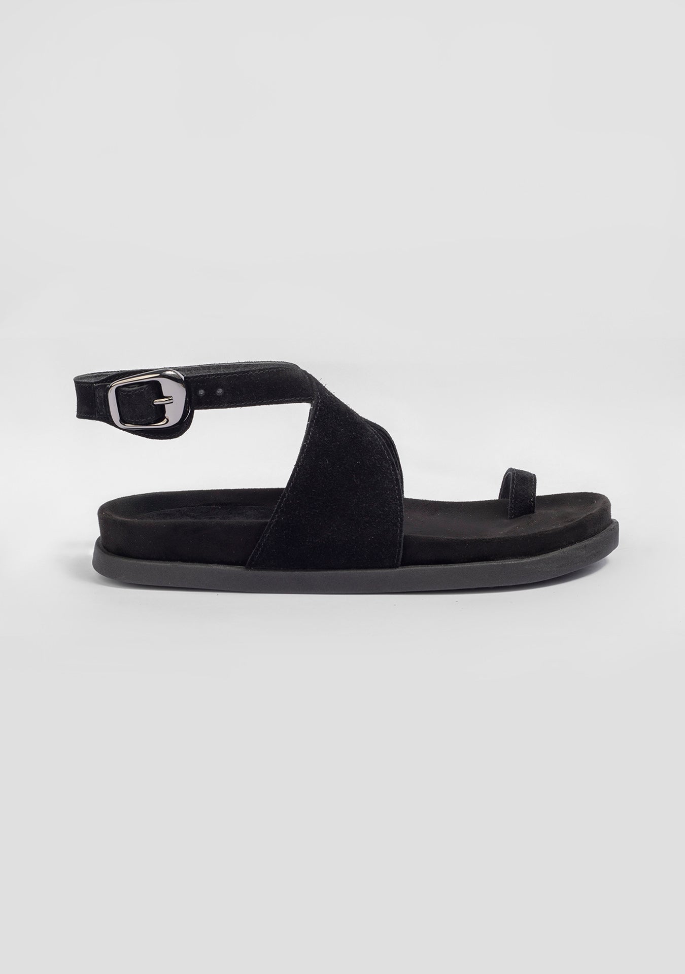 Flat Colette Camurça Black