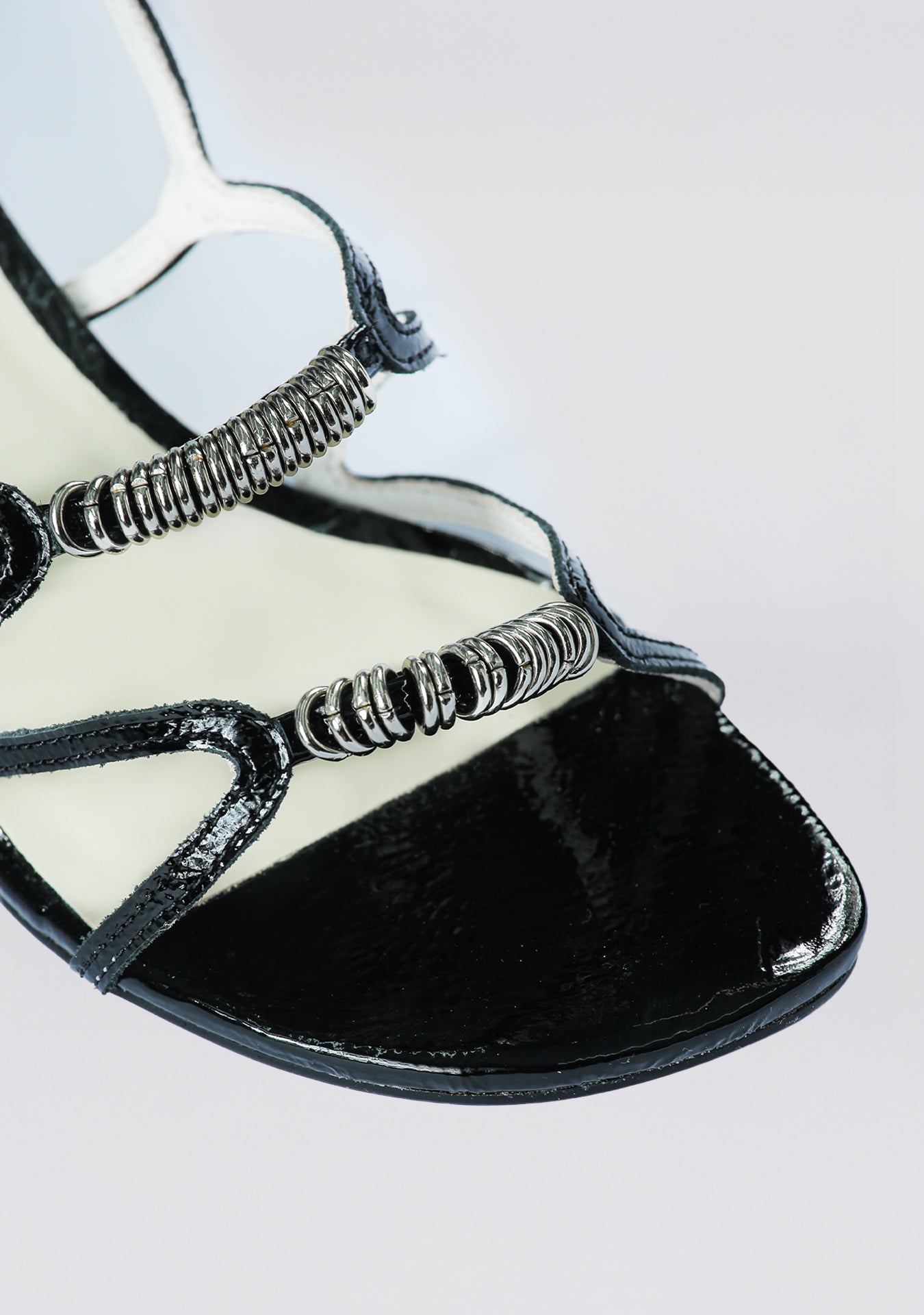 Sandália Janaina Shiny Black