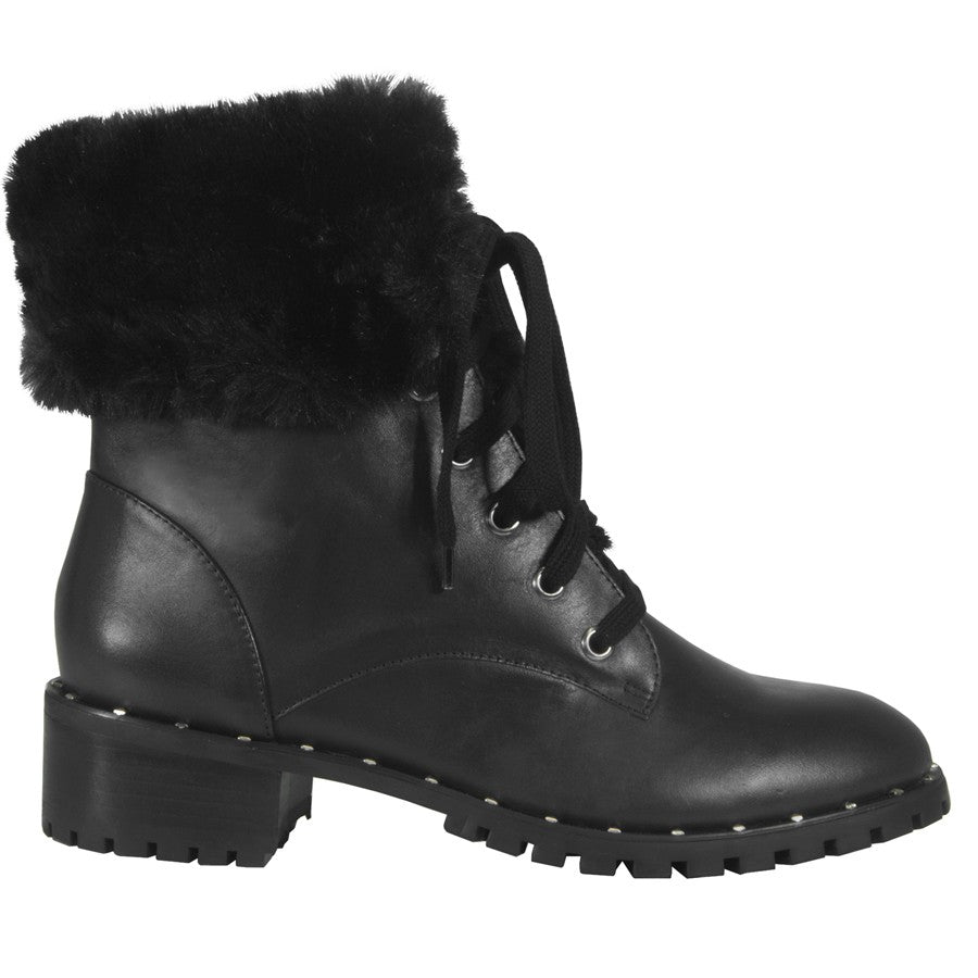 Coturno Black Fur