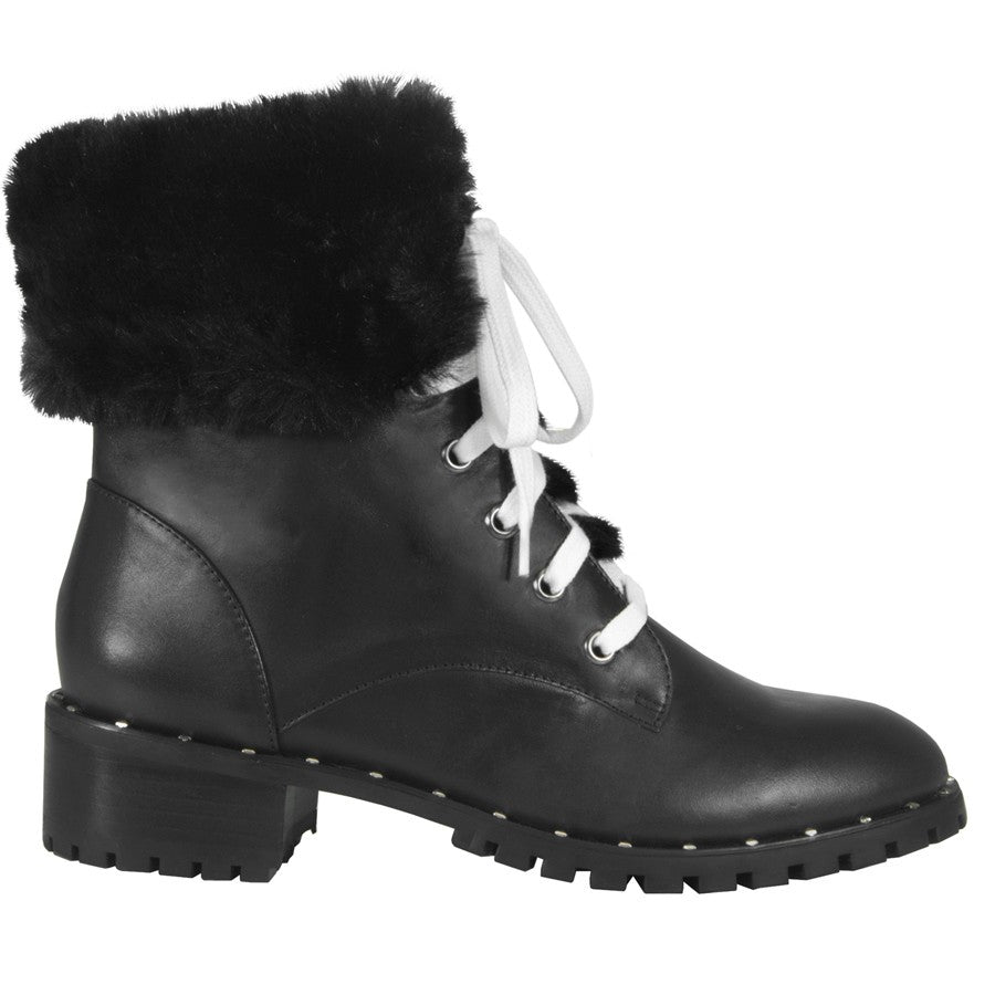 Coturno Black Fur